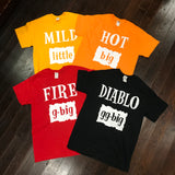 Big, Little, GBig, GGBig Taco Sauce Sorority Family Shirts
