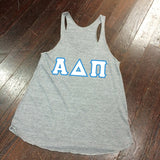 Sewn-Letter American Apparel Racerback - Campus Connection - Campus Connection - 1