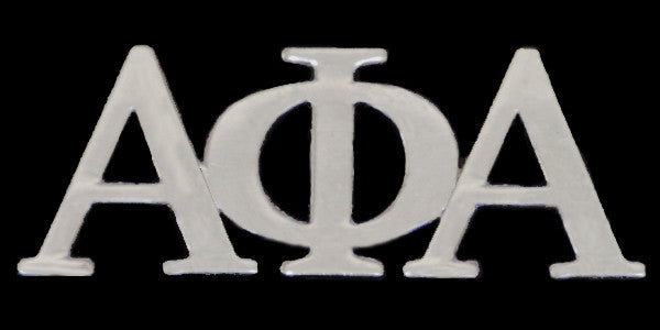 Silver Letter Lapel Pin - National Sportswear - Campus Connection - 6