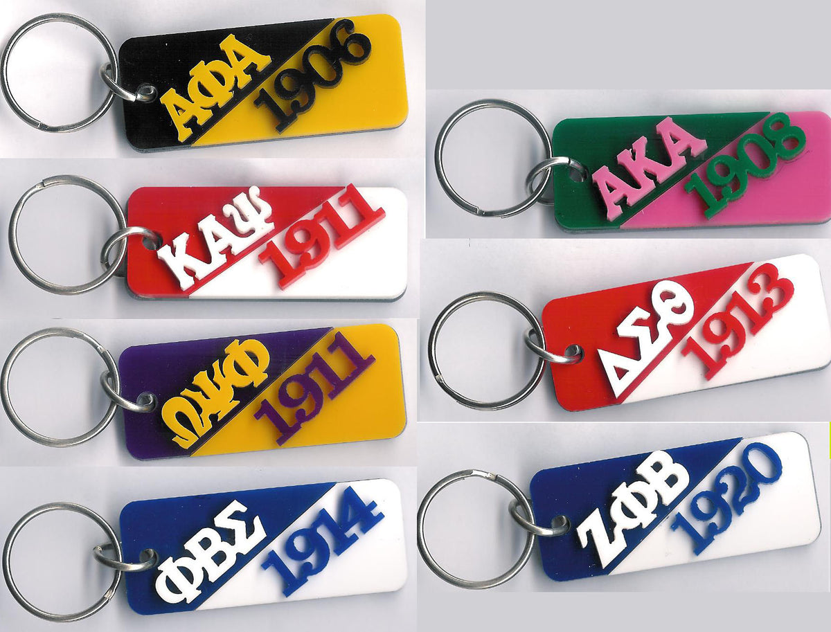 Split Founders Year Keychain - Craftique - Campus Connection - 9