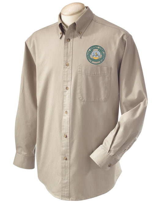 District Court Judges Men's Woven Shirt with Pocket