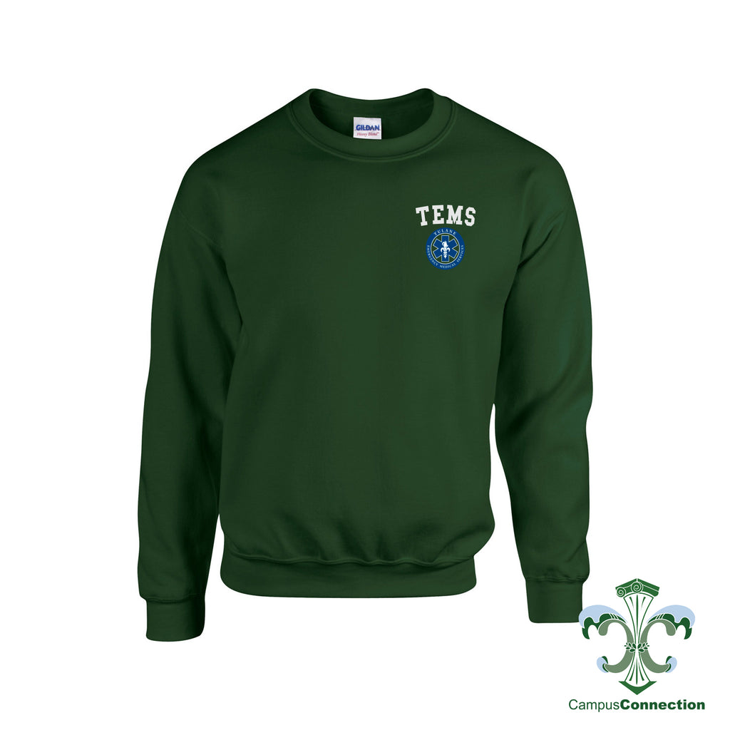 TEMS Dark Green Crewneck Sweatshirt