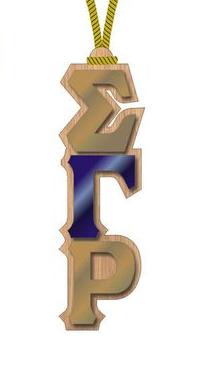 Mirrored Letter Wood Tiki Necklace - Craftique - Campus Connection - 4