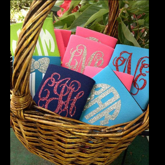 Monogrammed Koozie - Campus Connection - Campus Connection - 1