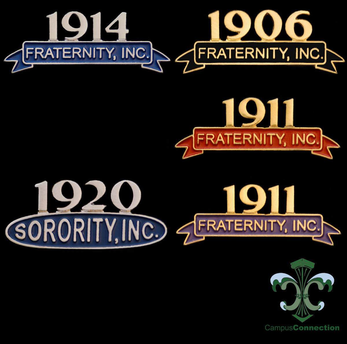 Founders Year Banner Lapel Pin