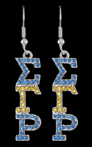Rhinestone Earrings - National Sportswear - Campus Connection - 3